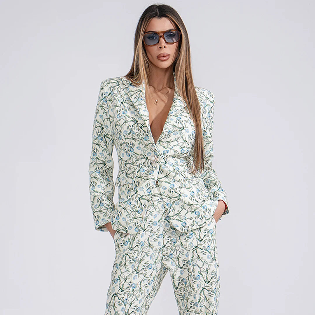 Флорално дамско сако Junona