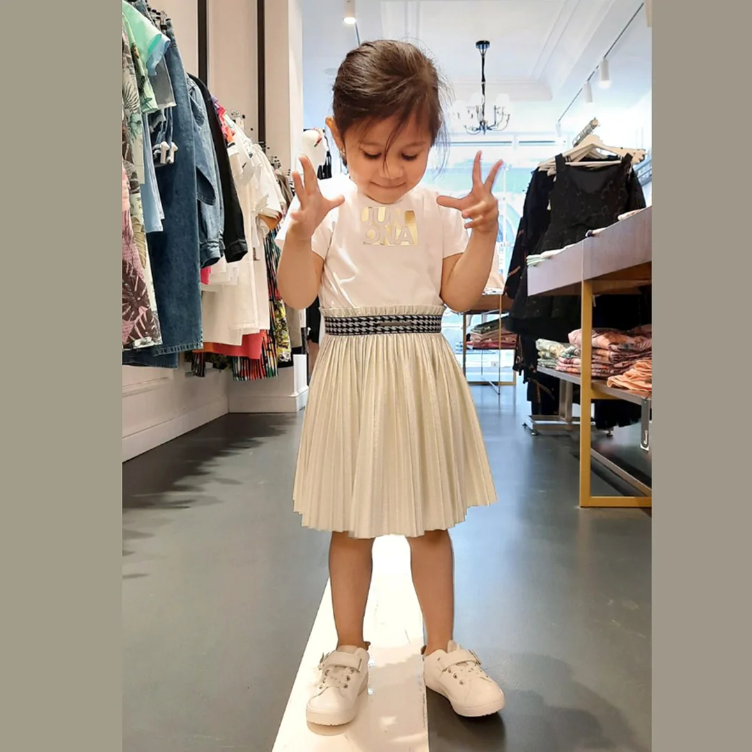 Детска плисирана пола