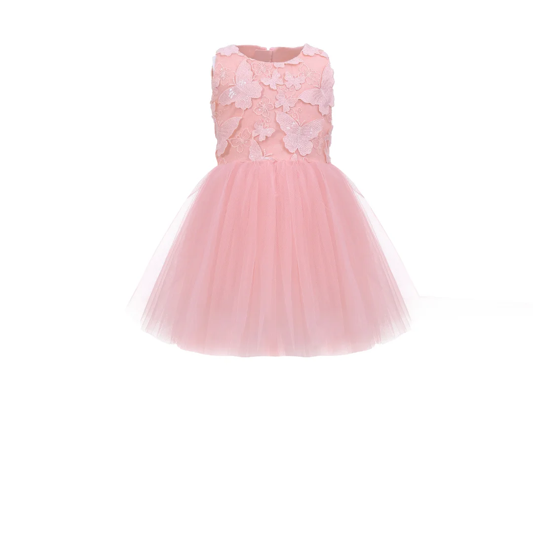 Детска рокля с пеперуди