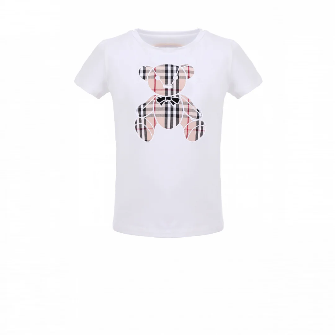 Детска тениска с апликация мече