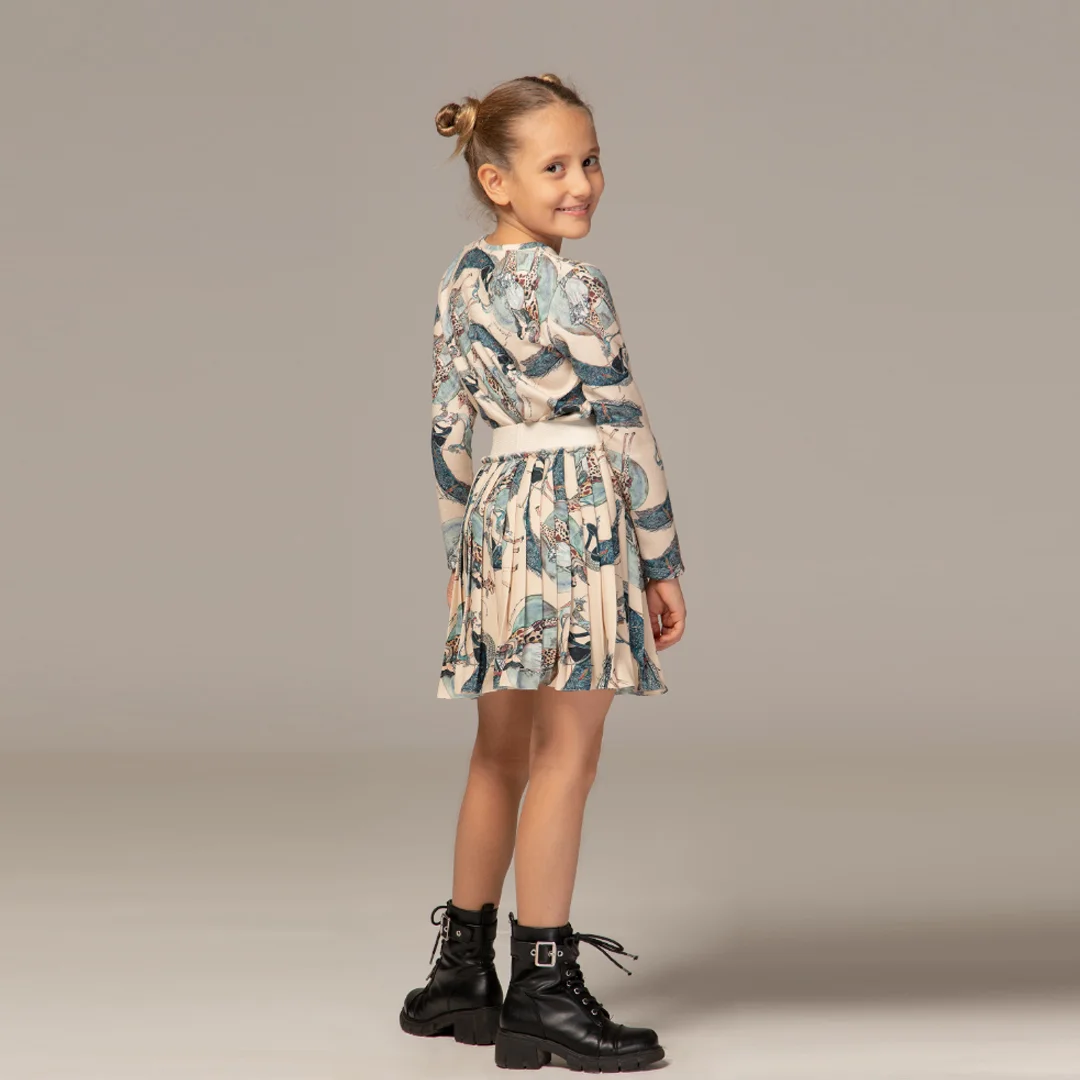 Детска пола солей с принт