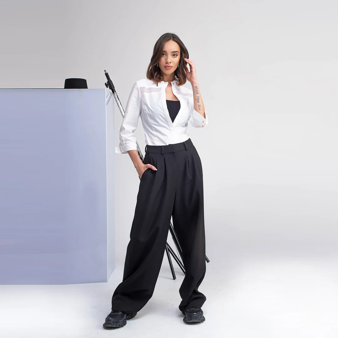 Свободен дамски панталон