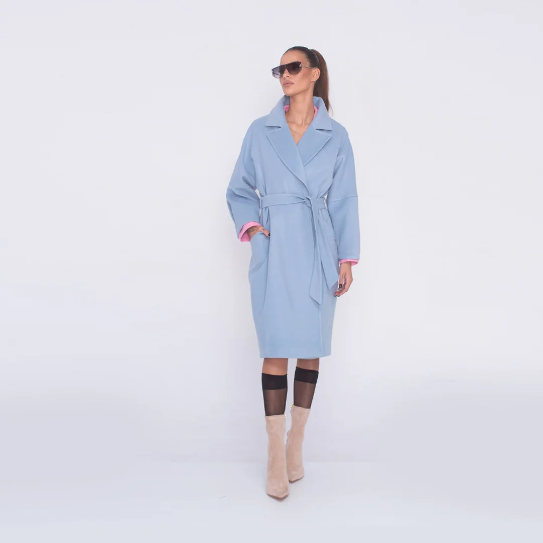 Палто с колан