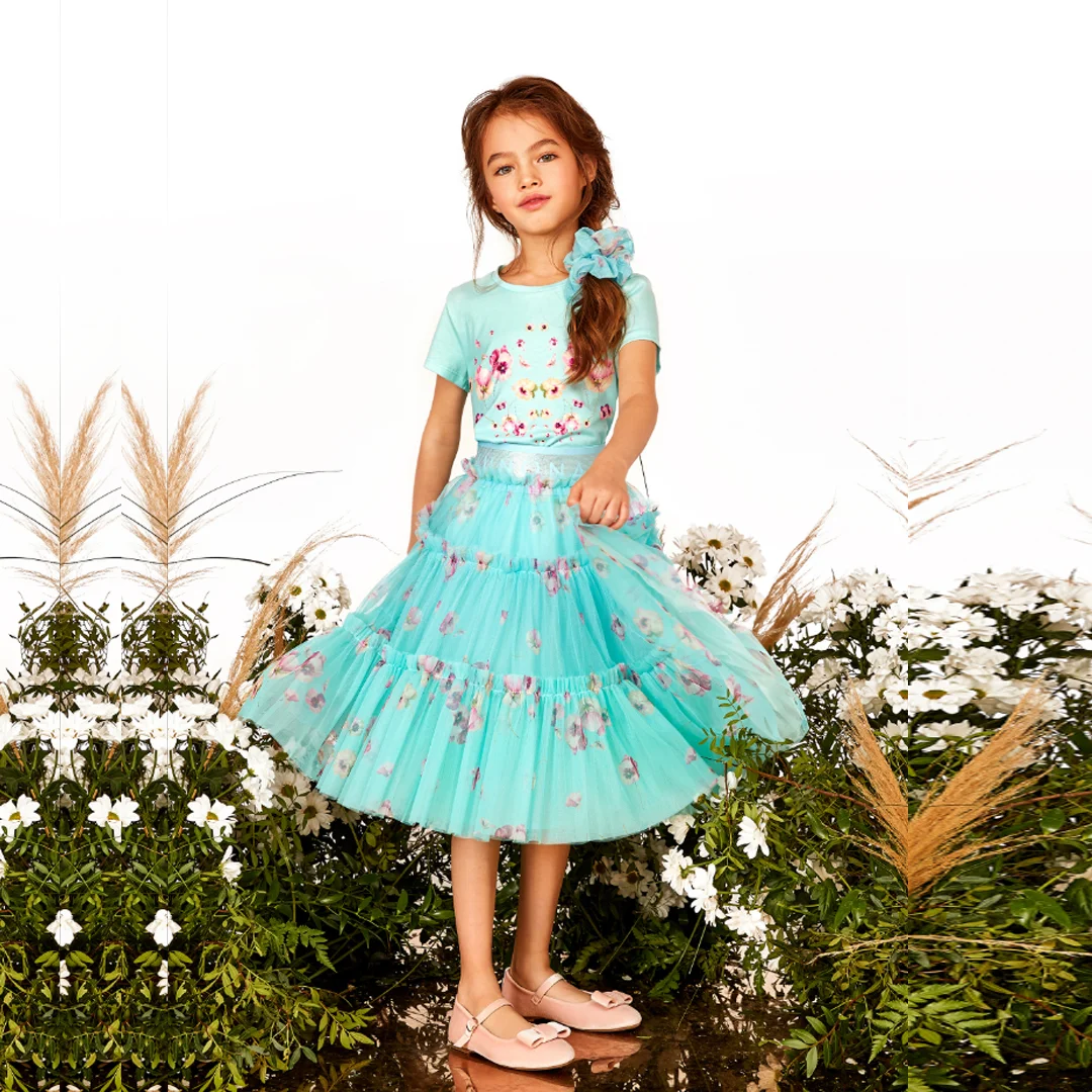 Пола с флорален принт