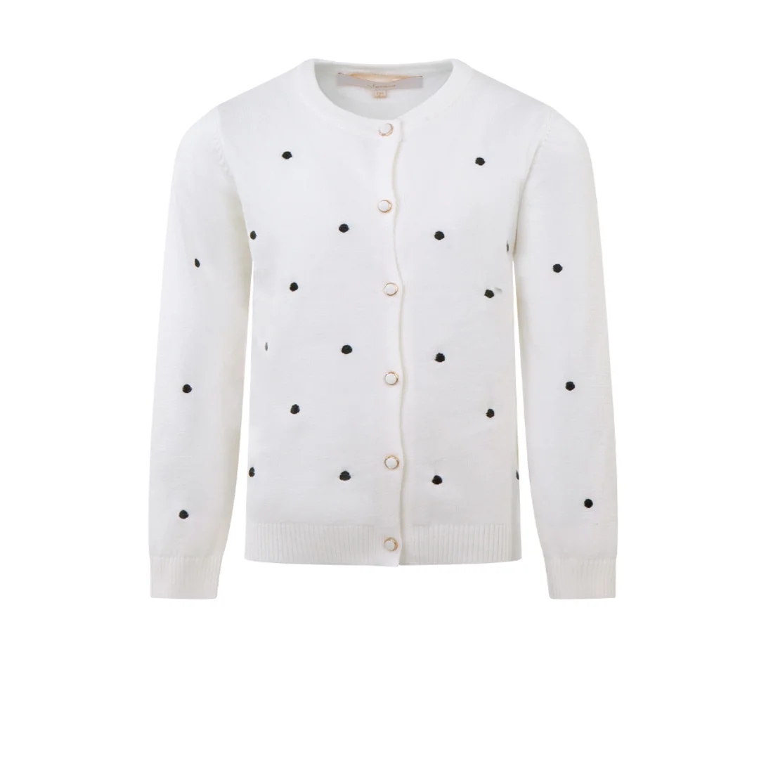 Детска плетена жилетка