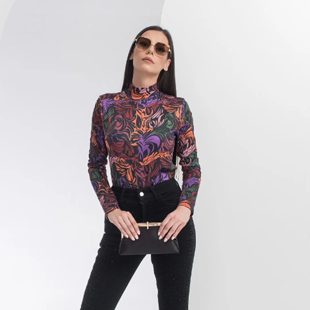 Поло блуза с Дълъг Ръкав