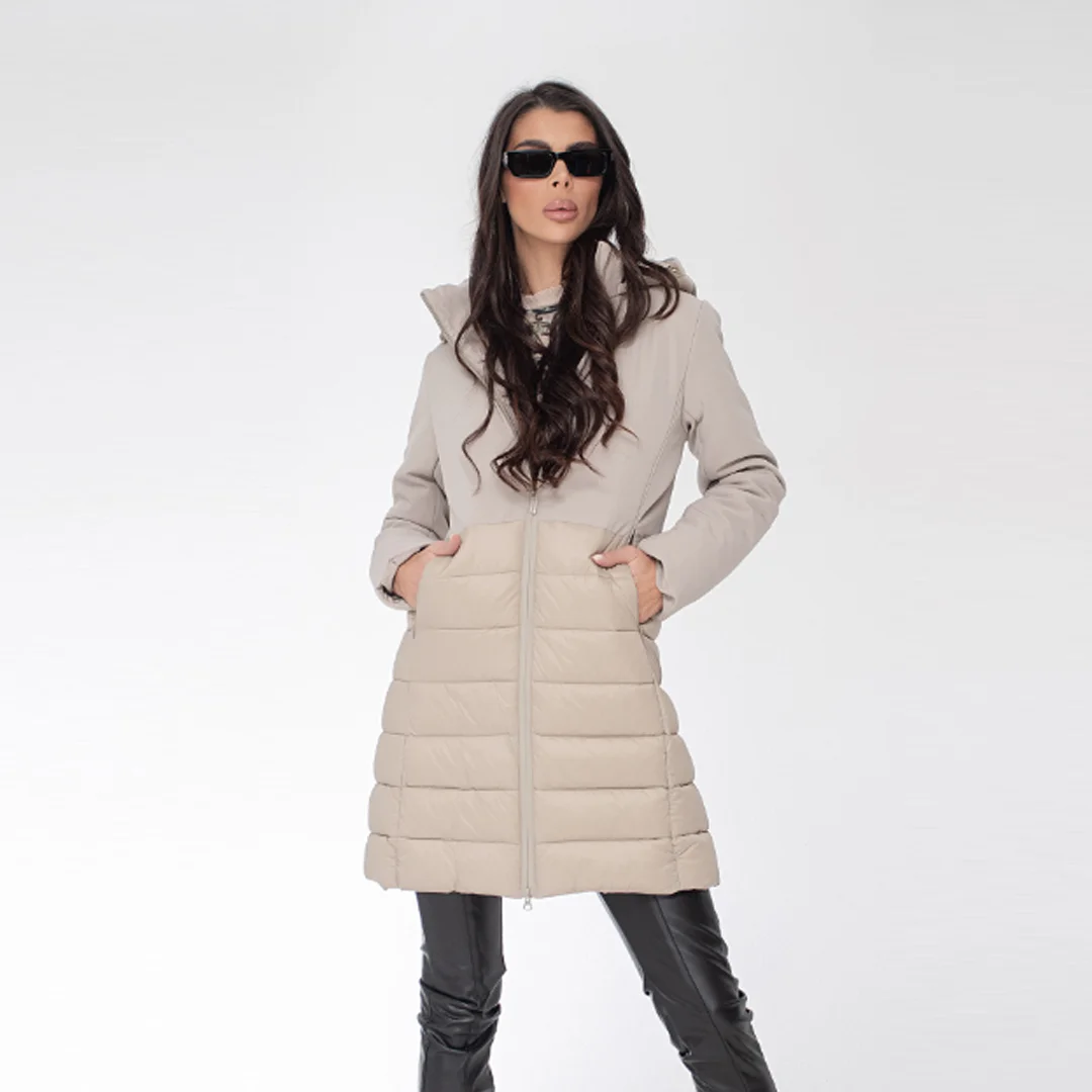 ВАТИРАНО ЯКЕ С КАЧУЛКА И УДЪЛЖЕНА КРОЙКА