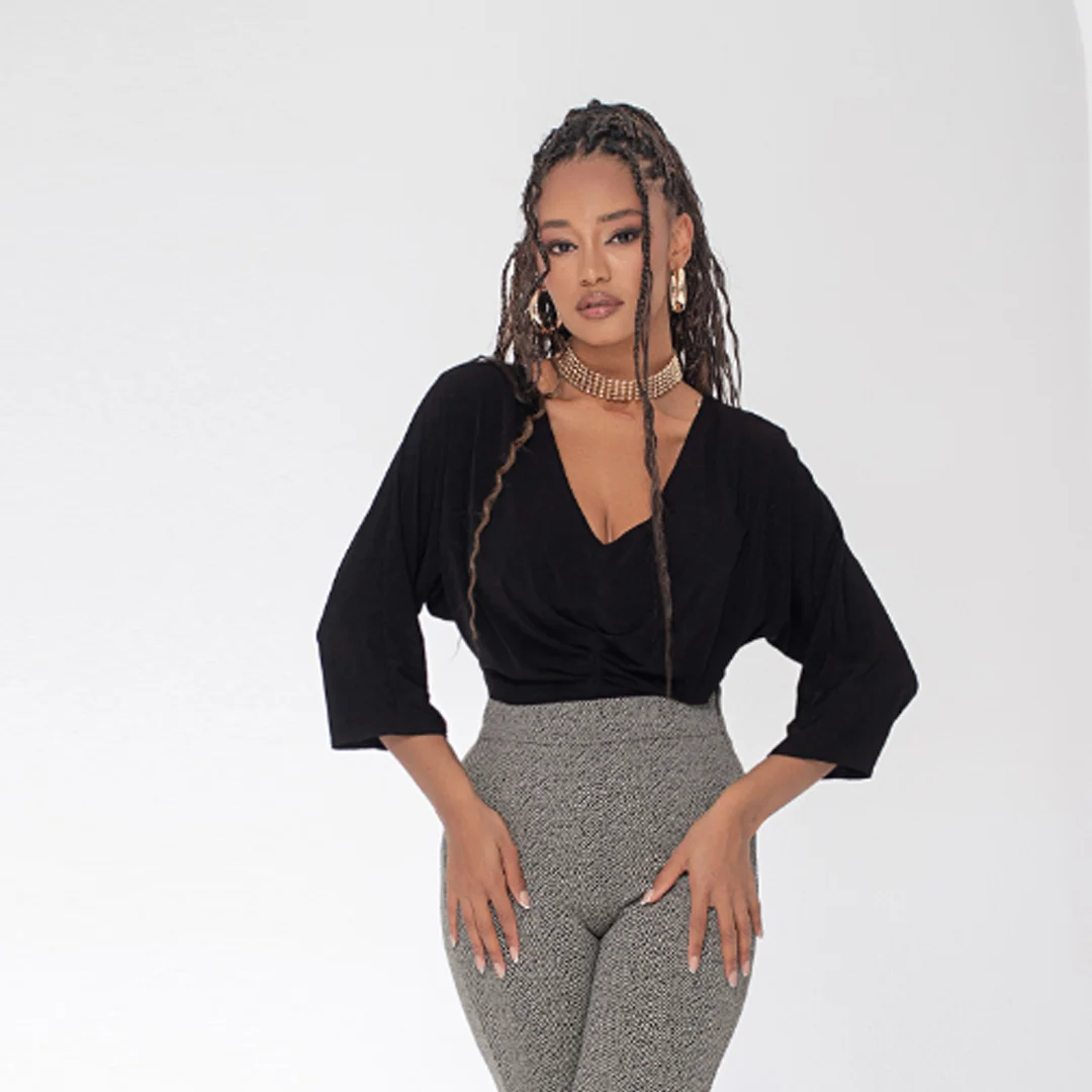 Боди с драперия