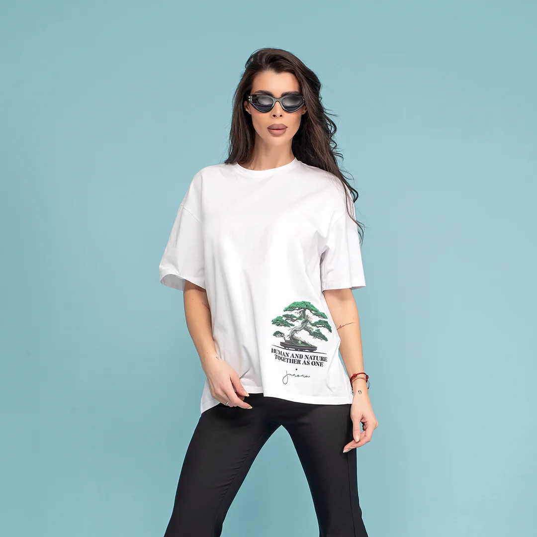 Памучна тениска с щампа