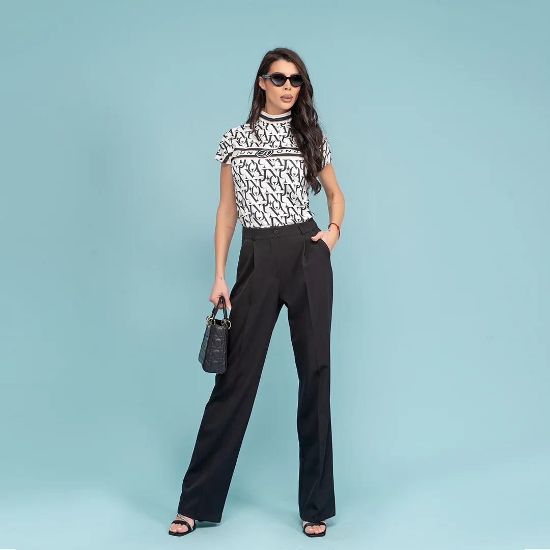 Прав панталон с басти