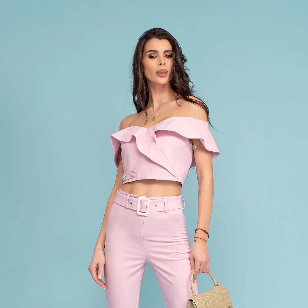 Бюстие с паднали рамене