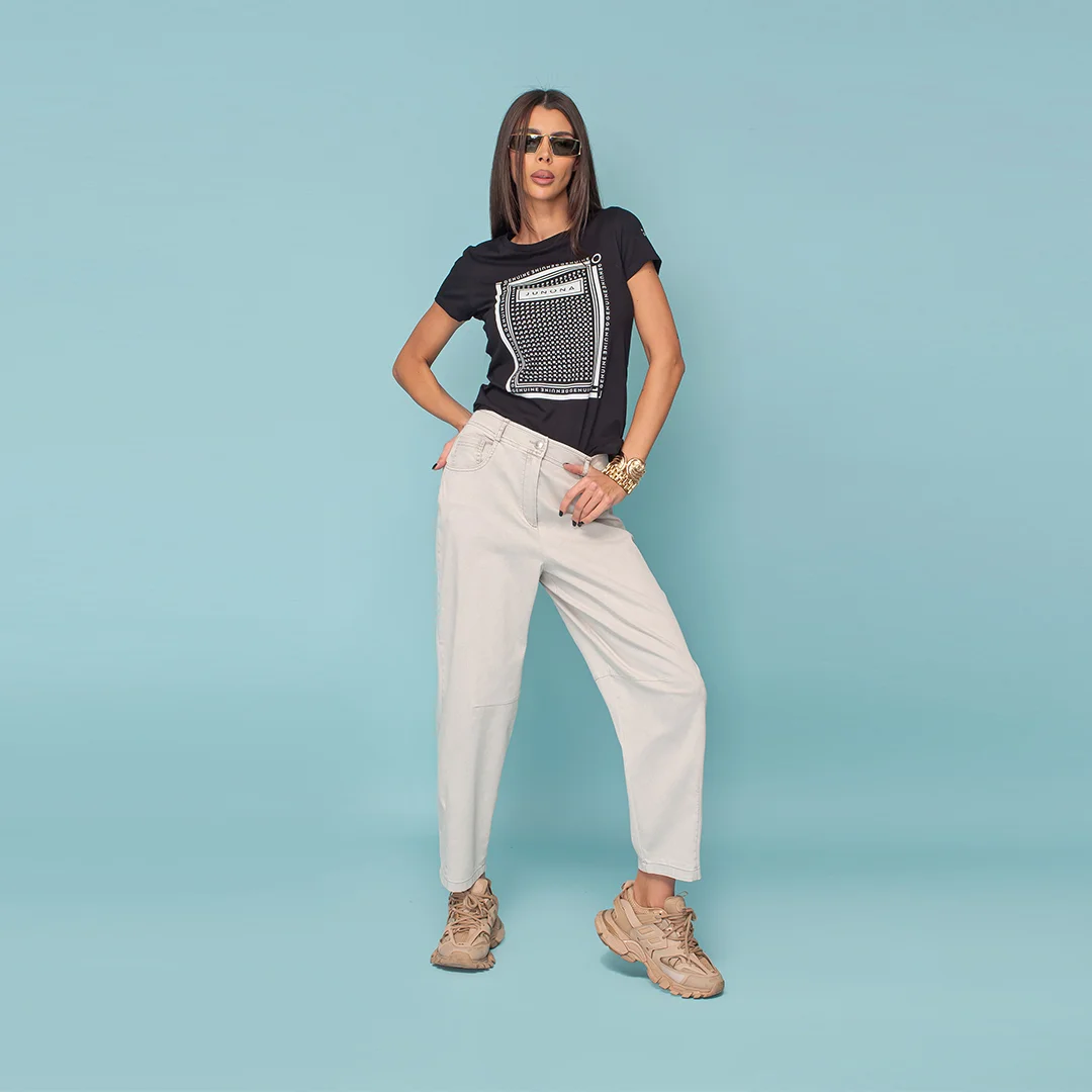 Свободен панталон от деним