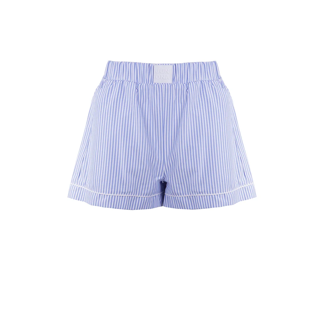 Детски къс панталон на райе