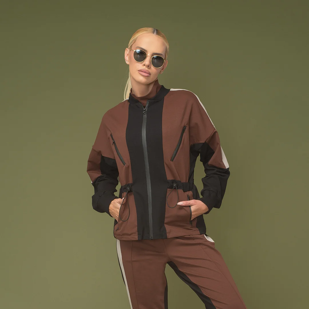 Суитшърт с регулируема талия