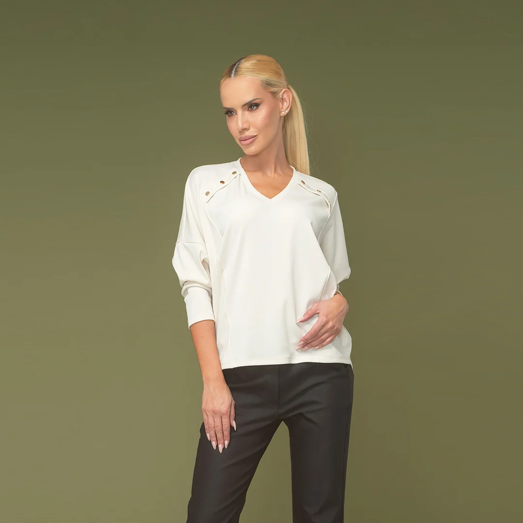 Рипсена блуза с копчета