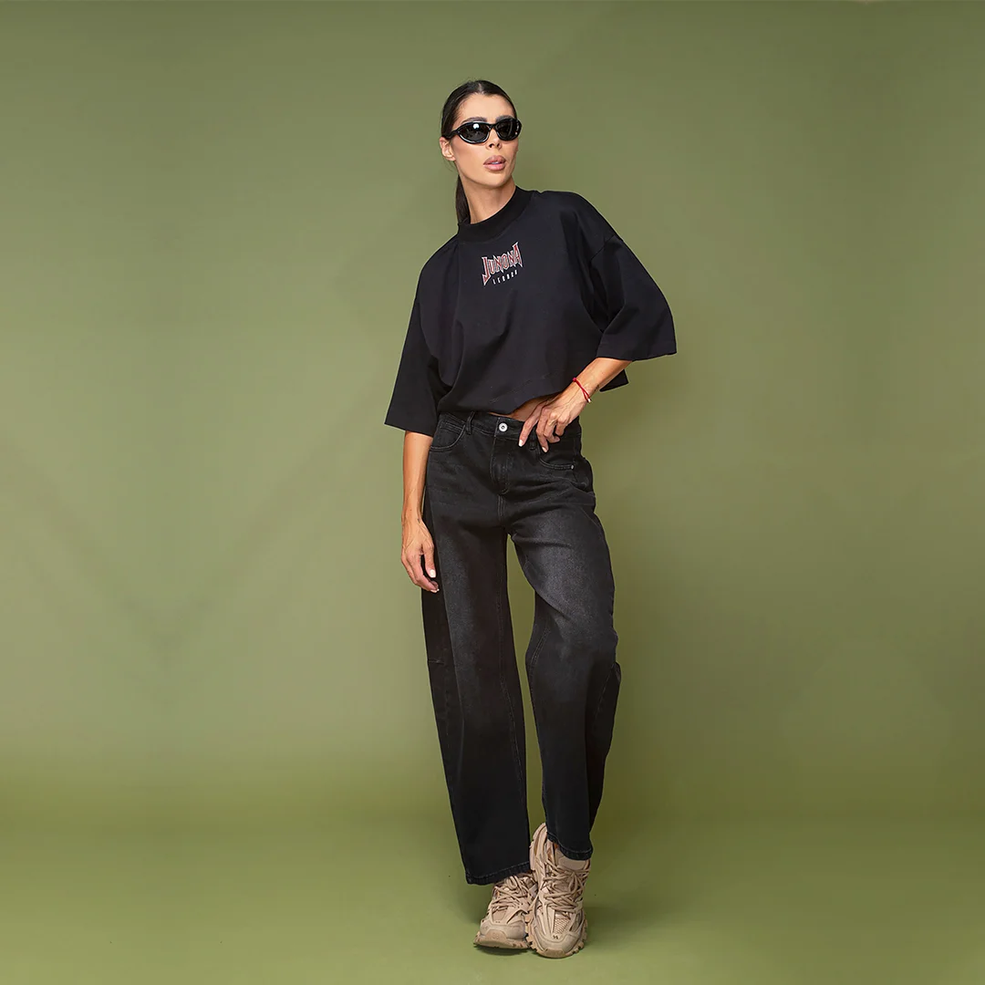 Дамски дънки със средна талия