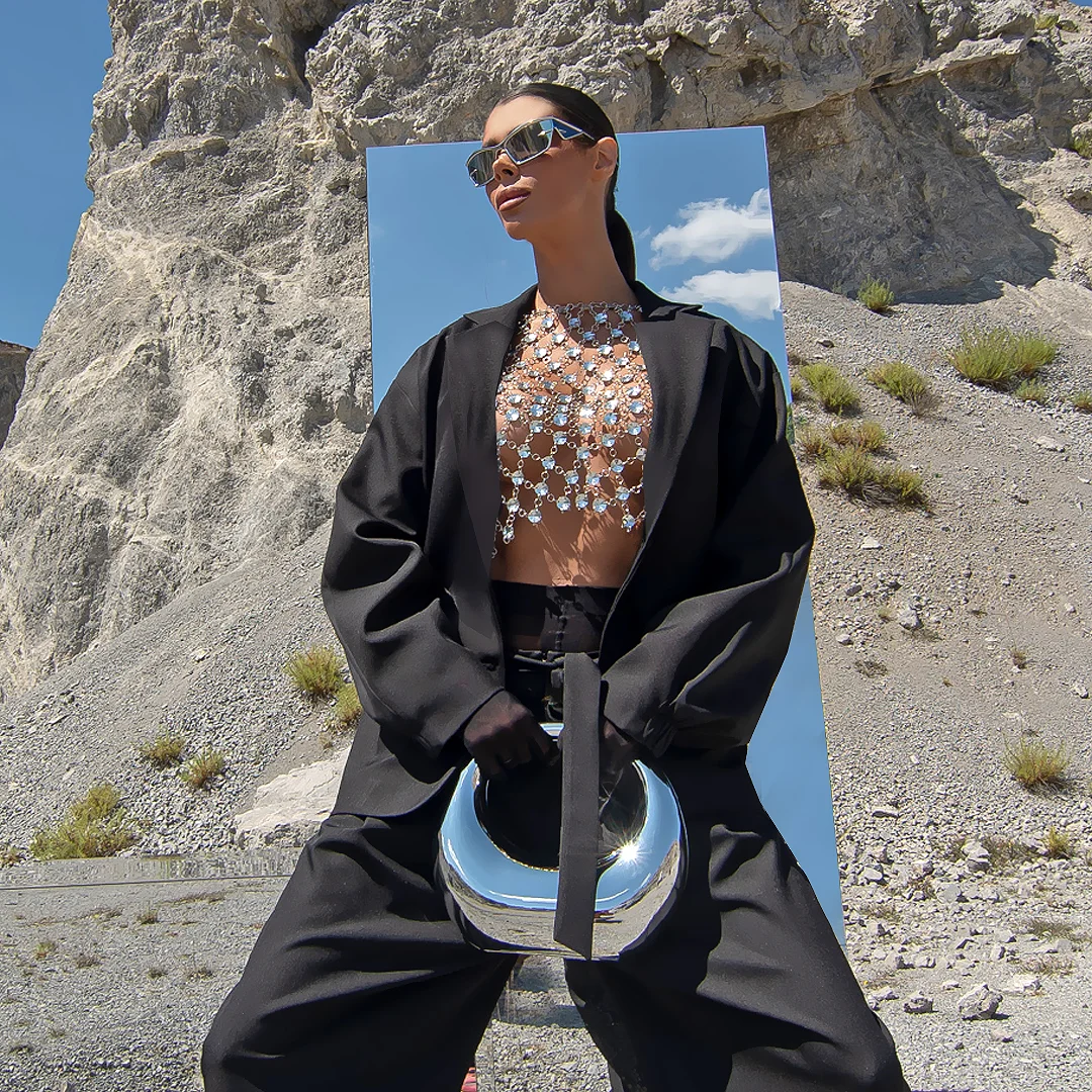 Спортно-елегантно сако с декоративен джоб