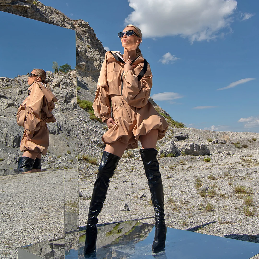 Къс панталон тип балон