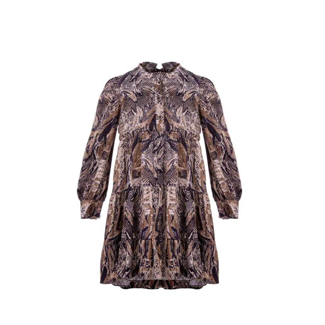 Детска рокля с принт