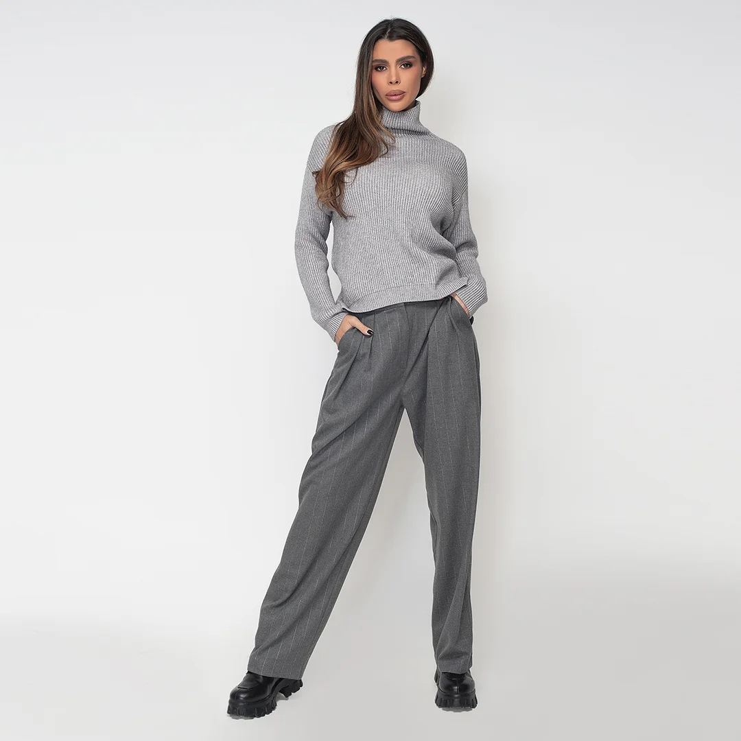 Раиран панталон с двойни басти Junona