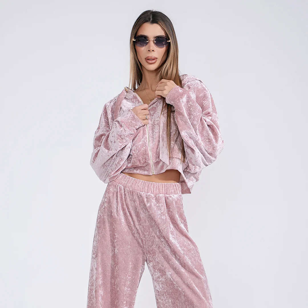 Суитшърт с качулка и връзки Junona