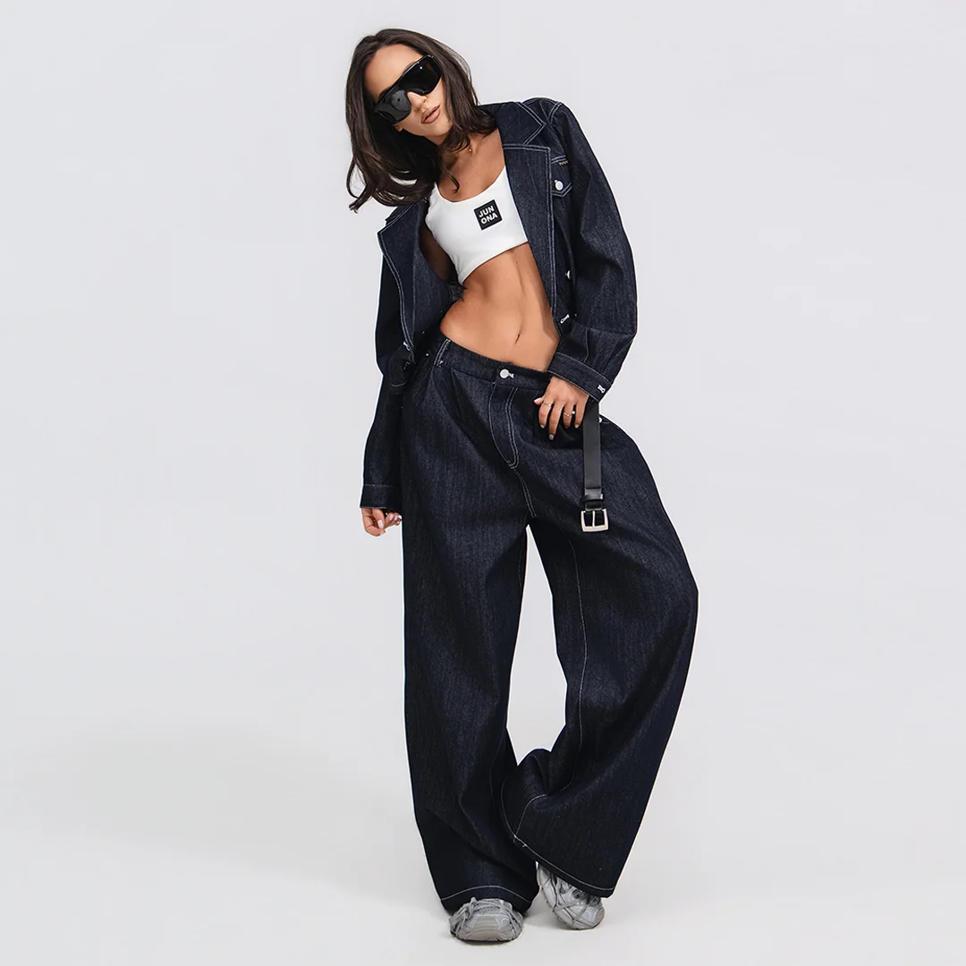 Оувърсайз дънки Junona